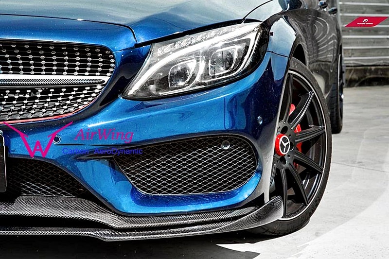 Mercedes-Benz W205 Future Design carbon front lip 05